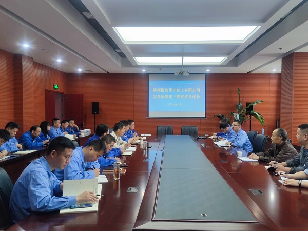 6月7日，陜西渭河彬州化工有限公司組織召開安全生產(chǎn)三級(jí)標(biāo)準(zhǔn)化自評(píng)會(huì).jpg